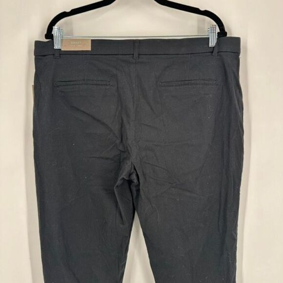 Maurices Women's Mid-Rise Flat Front Smart Long Ankle Pants Black Size 17/18 NWT - Picture 8 of 13